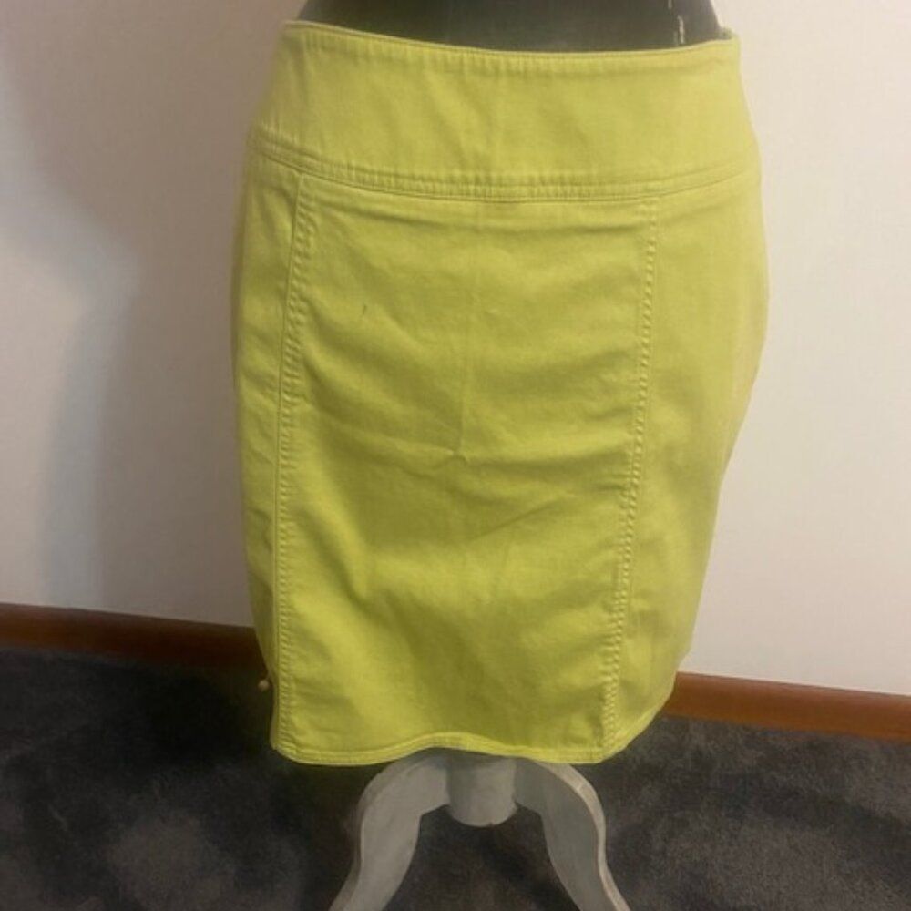 Chaus Lime Green Mini skirt, size 12